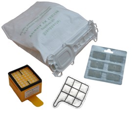 12 Staubsaugerbeutel 5 lagig Premium Microvlies Allergiker geeignet 1 Hygienefilter 1 Motorschutzfilter 12 x Duft passend für Vorwerk Kobold 135 136 135SC VK135 VK136 FP135 FP136 FP135 SC …