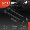 A-Premium 2 x Front Inner Tie Rod Ends, Compatible with