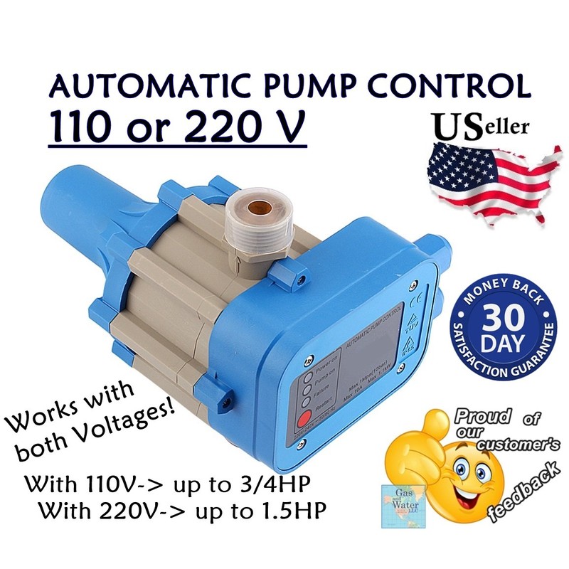 Automatic Electronic Switch Control Water Pump Pressure Controller 110 or