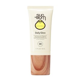 Sun Bum Daily SPF 30 Glow Sunscreen Face Lotion - Moisturizing Facial Sunscreen - Tinted - Dewy Finish - Hawaii 104 Act Compliant (Made without Octino