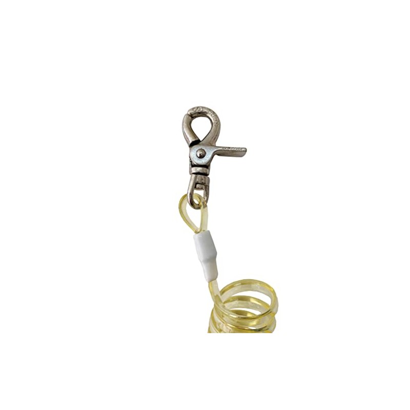LLB Sports Coil Cord with Carabiner L Length 8.7 inches