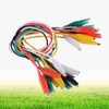 10 Pcs 50cm Test Set Alligator Clips Double-Ended Alligator Clips