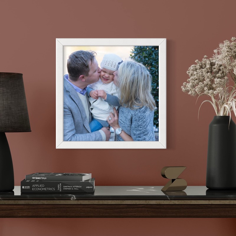 Poster Palooza 12x4 or 4x12 Frame White Solid Pine Wood