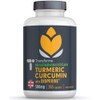 Transforme Turmeric Curcumin High Strength 500mg with BioPerine, 365 Capsules