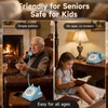 Bluetooth Landline Phone for Cell Phone, Retro Wireless Home Phones,Blue