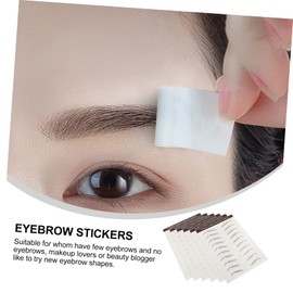 Housoutil 18 Pcs Eyebrow Stickers Bionic Eyebrow Black Sticker Eyebrow Stickers Hair Black Makeup Eyebrow Sticker False Eyebrows Cosmetics Miss Three-dimensional Soy Ink Tool