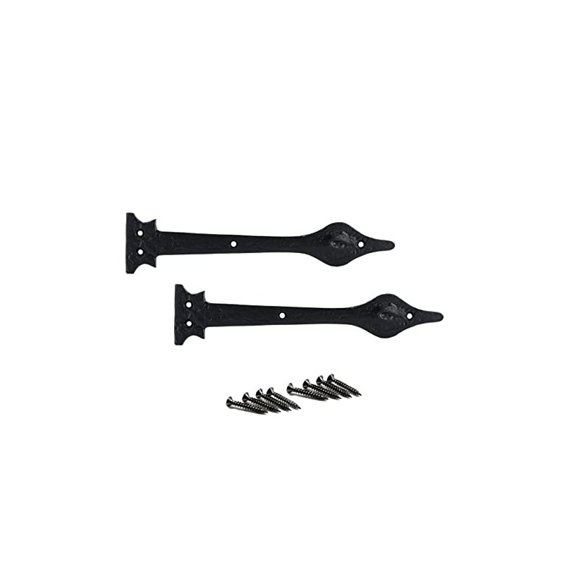 Black Antique Fake Hinge Spear Head Cast Iron Decorative Hinge