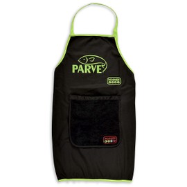 The Kosher Cook Parve Green Kitchen Apron - Cotton One Size Fits All, Machine Washable - Adjustable Neck and Waist Strap - Color Coded Kitchen Tools