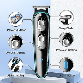 Hair Clippers for Men, Electric Hair Cutting Machine Rechargeable Hair Clipper Man Shaver Hair Trimmer For Men Barber Professional Beard Trimmer