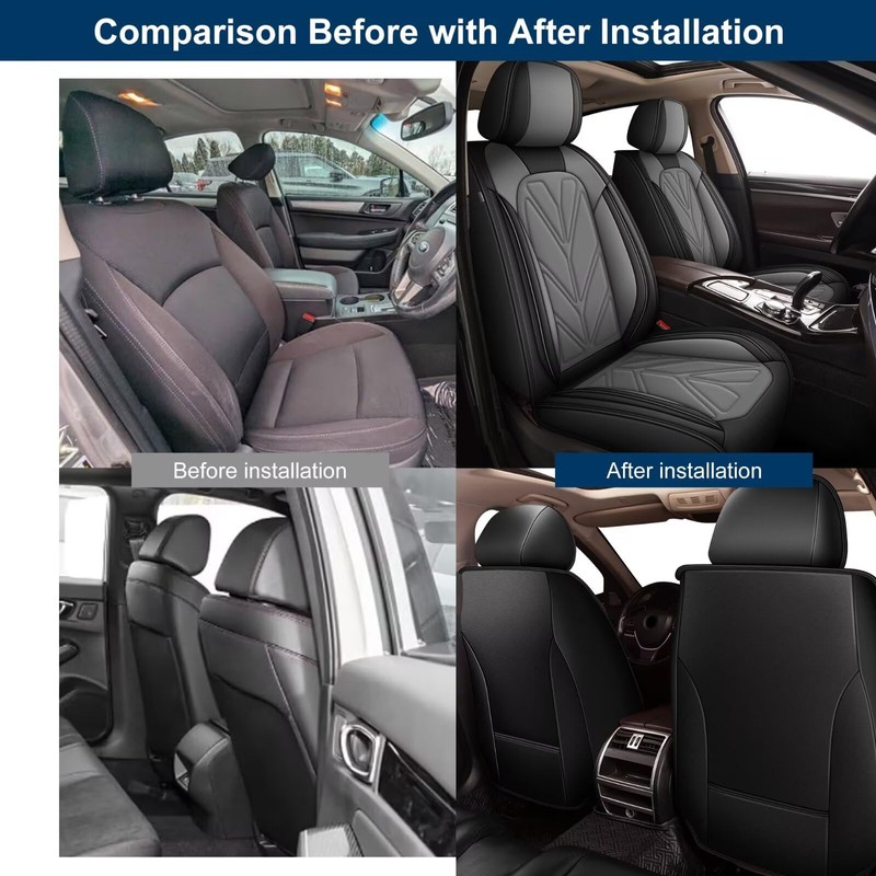 DISUTOGO Seat Cover Fit for Toyota Fj Cruiser 2017-2025: Front