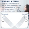 Lanties 103 Pcs T-Screw Wrench Set Include 100 T-Head Screw