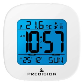 Precision AP058 Alarm Clock, White, One Size