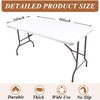 Kesfey Rectangle Waterproof 24x48in Polyester Elastic Fitted Tablecloth, Fits for