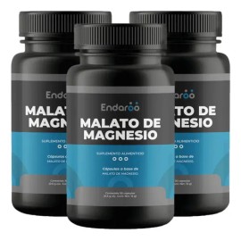 Malato De Magnesio 90 Capsulas 500 Mg Pack Apoyo Energético y Muscular