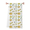 WCGXKO Cheese Themed Kitchen Towel (Cartoon Pattern, Cotton, 23"L x