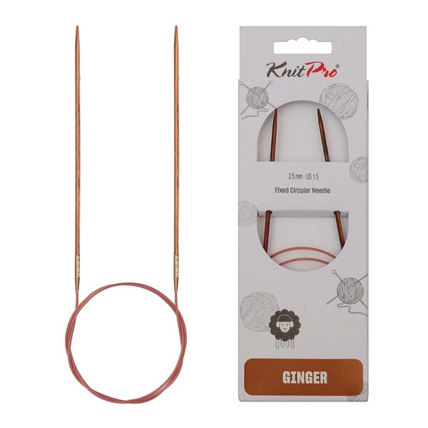 KnitPro Ginger Circular Needle 40cm 2.50mm - 3pcs