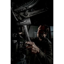 Halder 3379.060 Blackcraft 3 lb. Dead Blow Hammer, Polyurethane Cover, Steel Housing, and Anti-Slip Handle