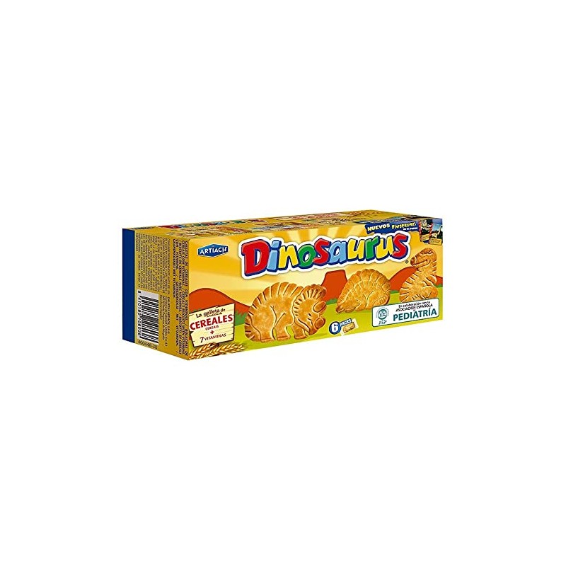 Galletas Artiach Dinosaurus De Cereales Con Vitaminas 185gr