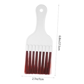 KOMBIUDA 1 Set Air Conditioner Fin Cleaning Brush Blue Brush Stainless Steel Fin Comb Lightweight Compact Design for Easy Use Radiators HVAC Units