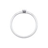 Elli Women's Ring Stacked V Shape with Diamond (0.035 ct.)