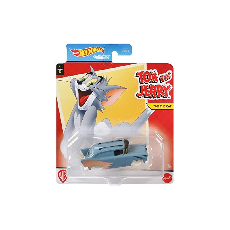 Hot Wheels Tom The Cat, Tom and Jerry Character Cars
