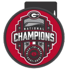 Georgia Bulldogs 2022 National Championship Trailer Hitch Cover 2”