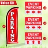 Hahafelt Parking Sign Set 1 Pack Feather Flag 6 Pack