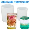Cylinder Molds for Candle Making,4 Inch and 3.5 Inch Candle