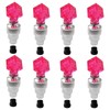 8 Pack Tire Valve Cap LED Light for Bike Bicycle