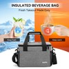 6 Cups Drink Carrier for Delivery, Reusable Cup Holder with