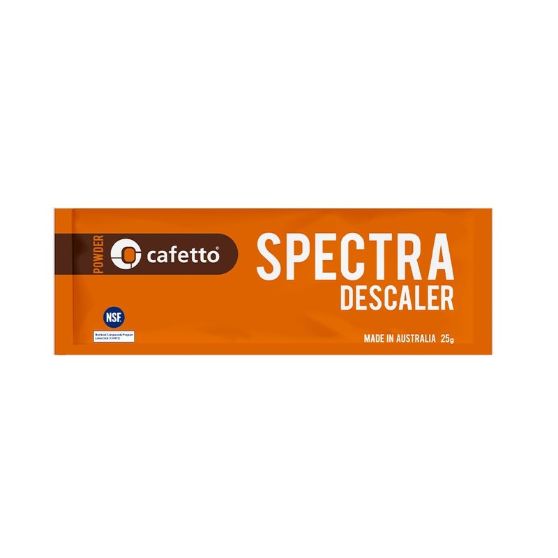 Cafetto Spectra Espresso Machine Descaler, Color Indicator Descaling Cleaning Powder