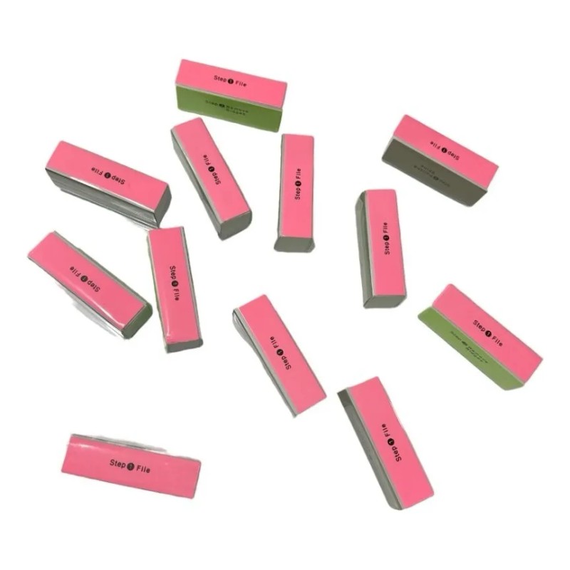 Lima Uñas Buffer Pulidor 4 Pasos Manicure Decoracion 1 Pz