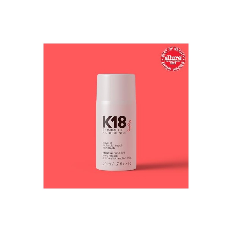 K18 Hair - Mascarilla capilar reparadora molecular Leave-In, máscara unisex,