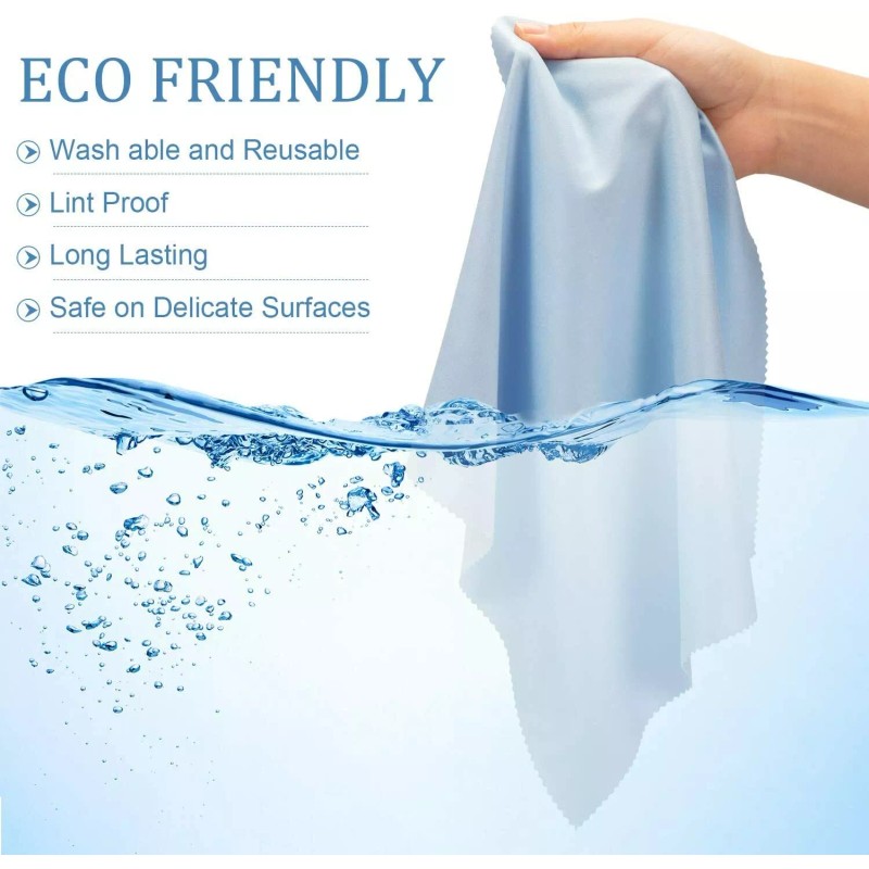 Cystal Clear Oversized Microfiber Cleaning Cloth 20" X 20" for