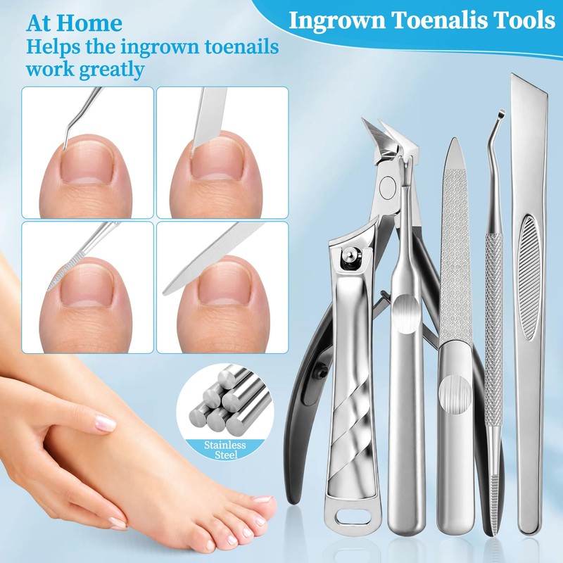 VOCOSTE Toenail Clippers for Thick Toenails Nail Clippers for Seniors