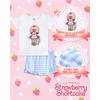 Strawberry Shortcake Girls Short Set - 2 Piece T-Shirt and