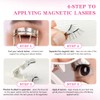 VEYESBEAUTY Magnetic Eyelashes with Applicator Reusable Magnetic Lashes Natural Look