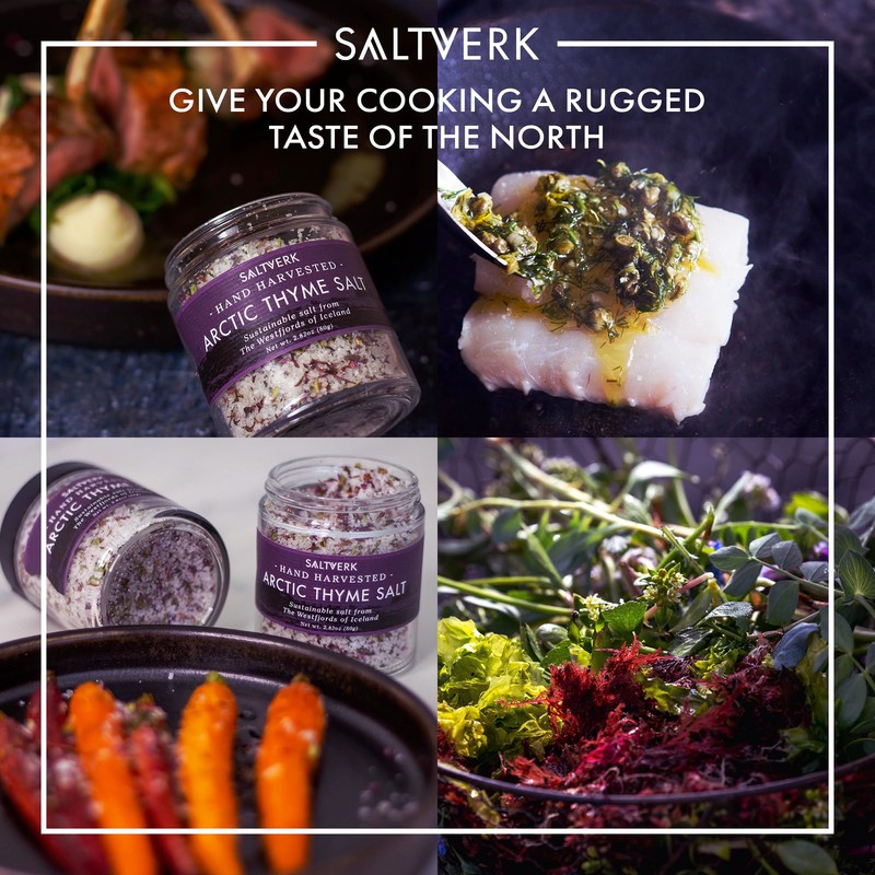 Saltverk Sea Salt - Gourmet, Icelandic, Hand Harvested and Sustainably