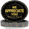 50 Pcs We Appreciate You Party Plates Thank You Paper