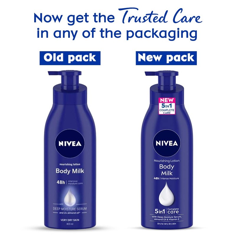 Nivea Nourishing Lotion Body Milk Richly Caring For Very Dry