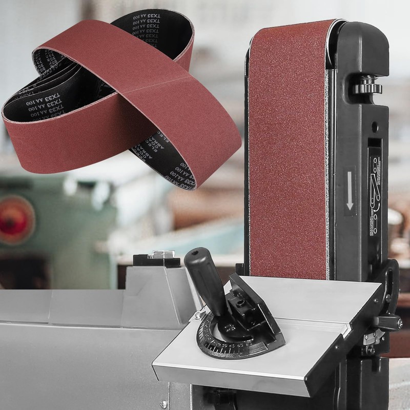 STEBRUAM Sanding Belt 150 x 1220 mm,8PCS 320 Grit