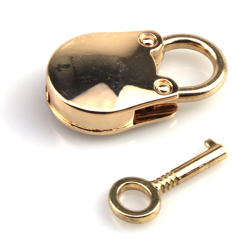 OZXNO 1PCS Vintage Mini Bear Padlock Key Lock Antique Style