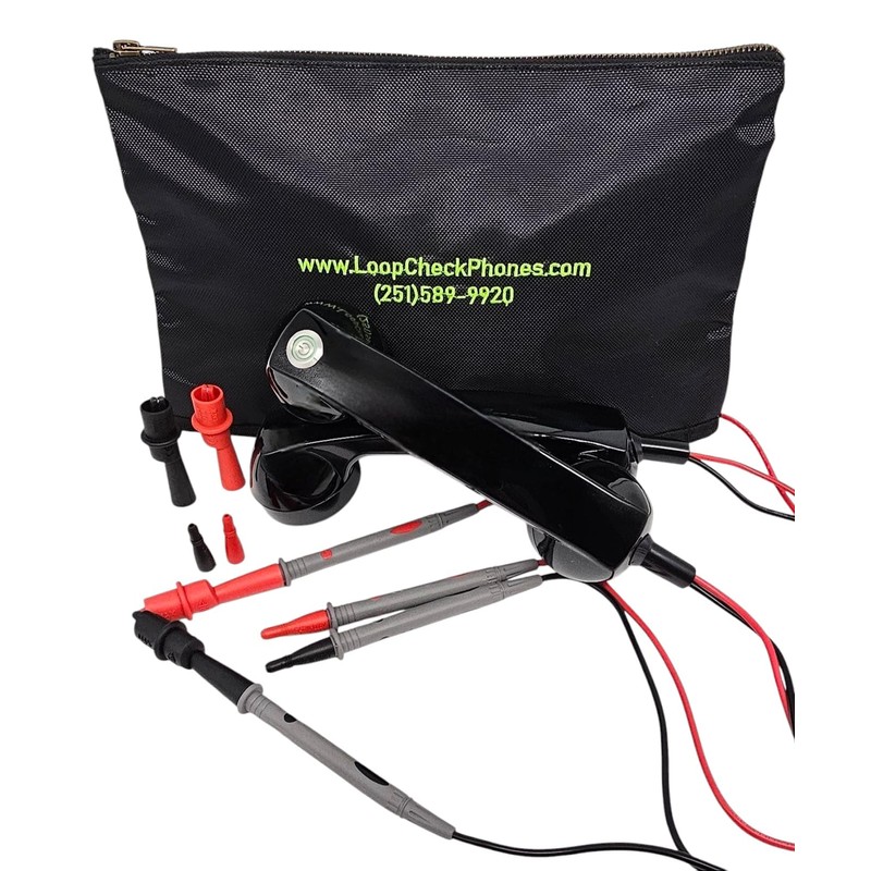 Loop Check® Phones Electrician Continuity Test Phone Set with Magnets