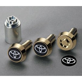 Toyota 08407-00750 [Genuine Domestic Parts] Lock Bolt (For License Plate) Gold