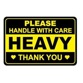 2x3" Heavy Warning Stickers for Shipping Mailing Cartons Adhesive Labels 200 Stickers