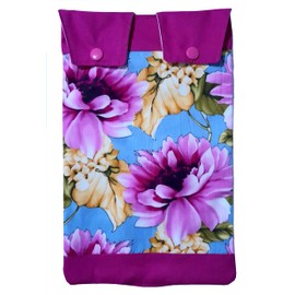 Catheter Leg Bag Holder. Cover. Floral Pattern.