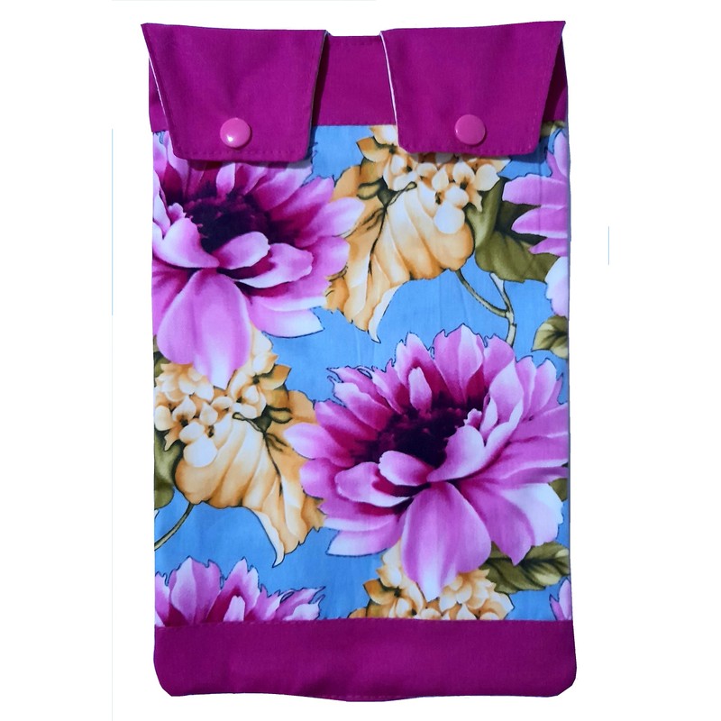Catheter Leg Bag Holder. Cover. Floral Pattern.