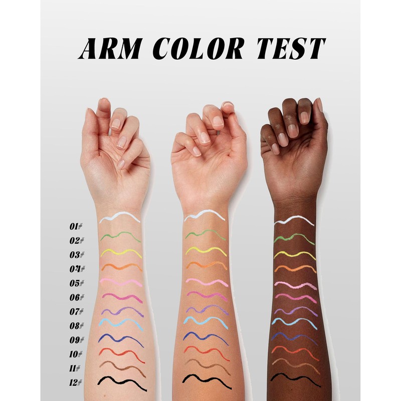 Purple Matte Liquid Eyeliner, Highly Pigmented Eyeliner, Waterproof, Smudge-proof