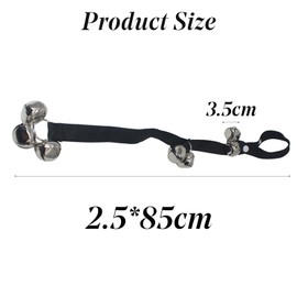 Dog Training Doorbells, Dog Puppy Potty Training DoorBells, Puppy Toilet Training Bells, Adjustable Length Dog Doorbells, Teaching puppy to Ring when its Toilet Time to Get Outside - 2 Pack