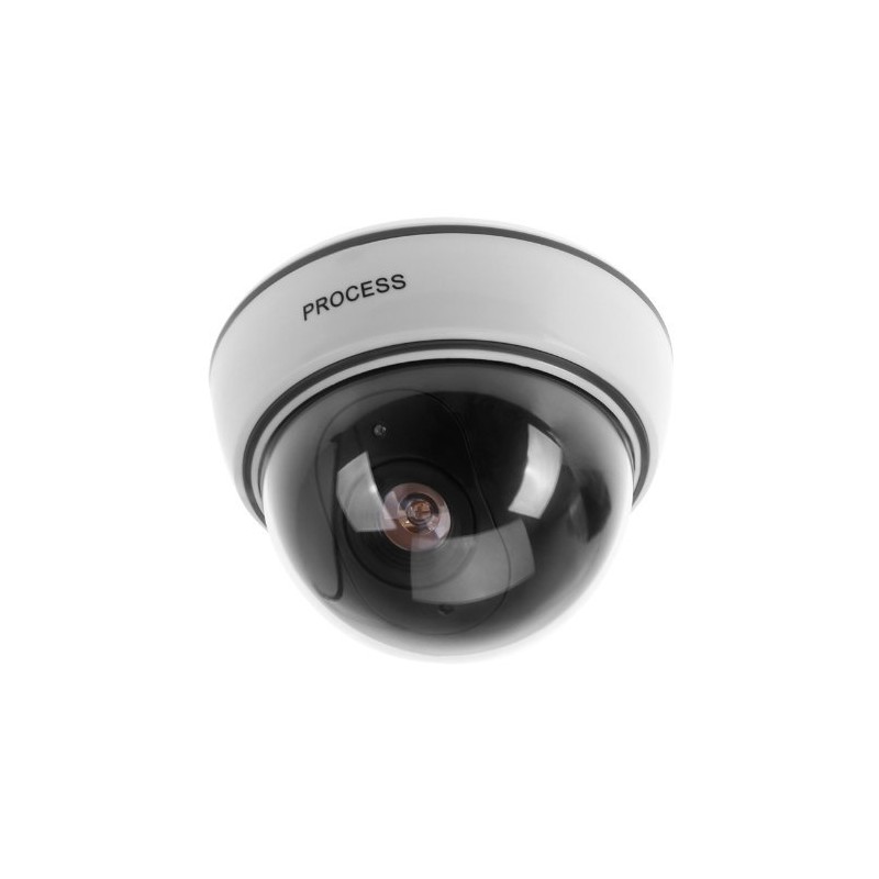 BW Outdoor Indoor Fake Imitation IR Dome CCTV Blinking Red